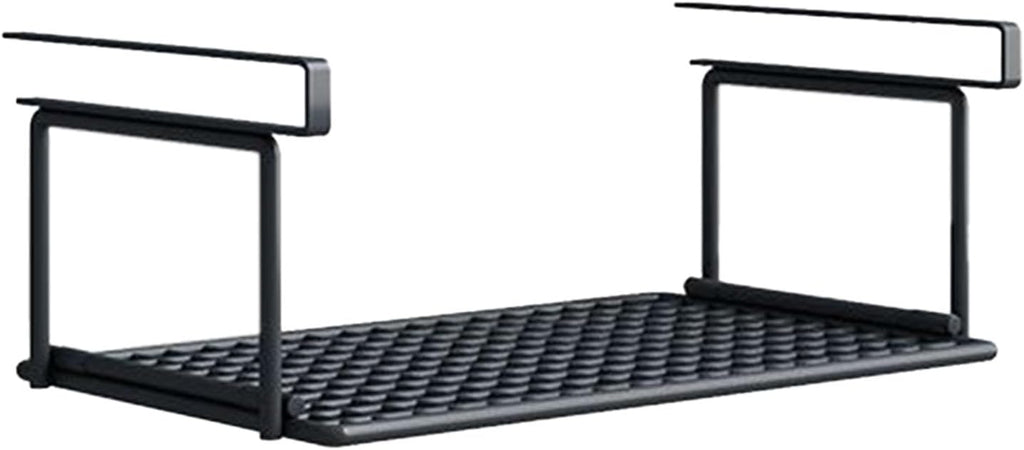Hanging Under Cabinet Storage Rack | Metal Slip-Resistant Organizer Shelf | Space-Saving Shoe, Kitchen & Bathroom Organizer