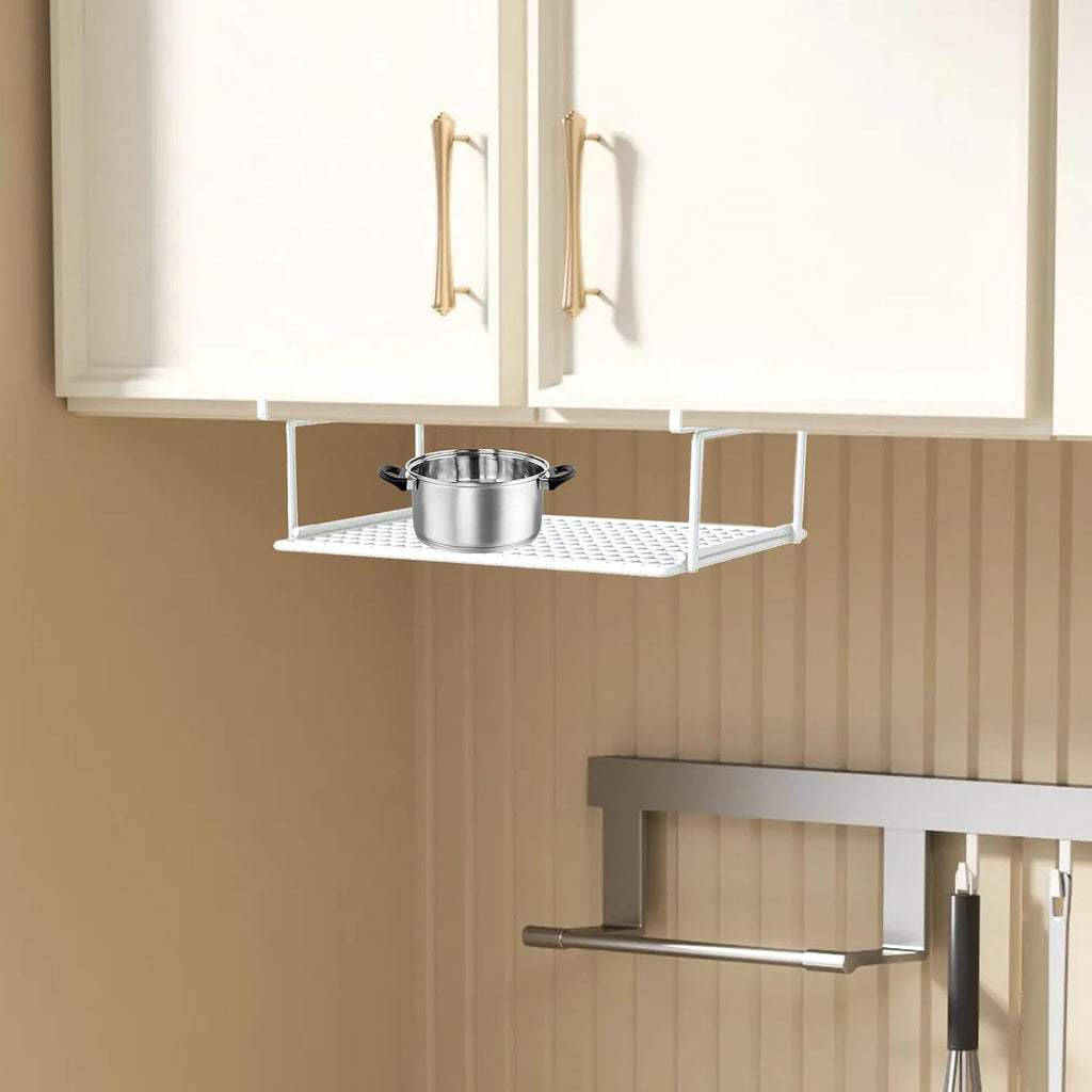 Hanging Shoe Rack Organizer – Space-Saving Over-the-Bed or Closet Shelf Shoe Storage with Metal Frame for Dorms, Entryways, and Small Apartments